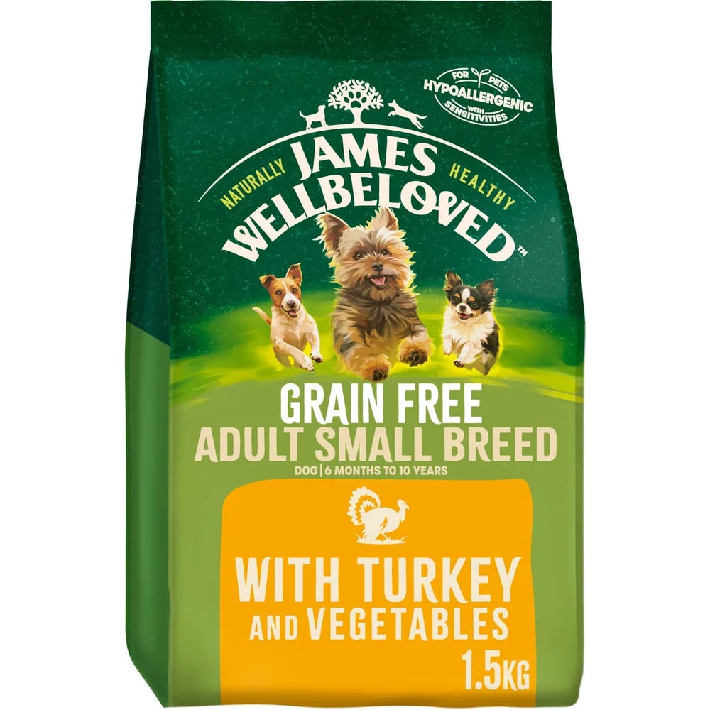 Jwb Gf Adult Sm Br Turkey 1.5KG