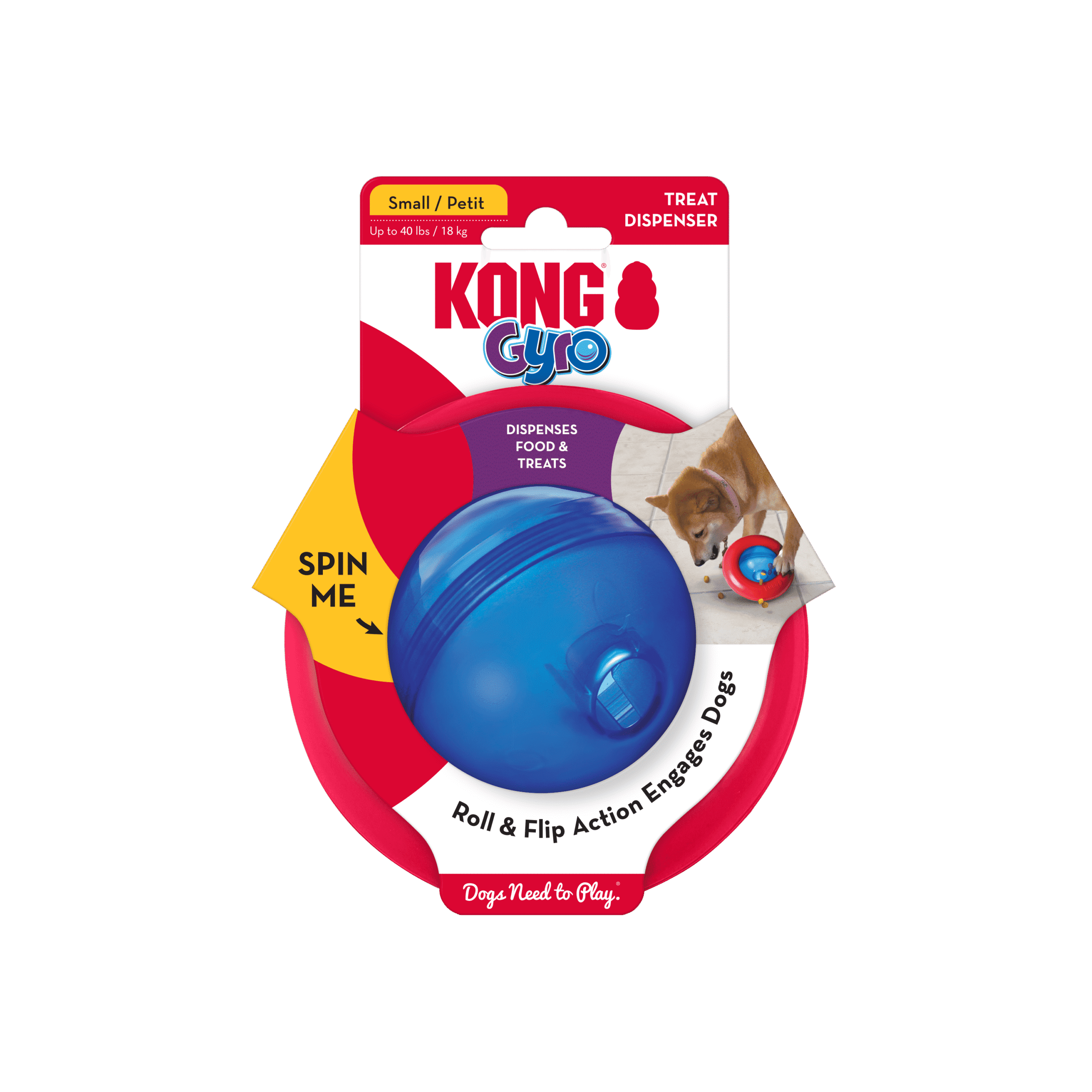 Kong Gyro Treat Dispenser Large