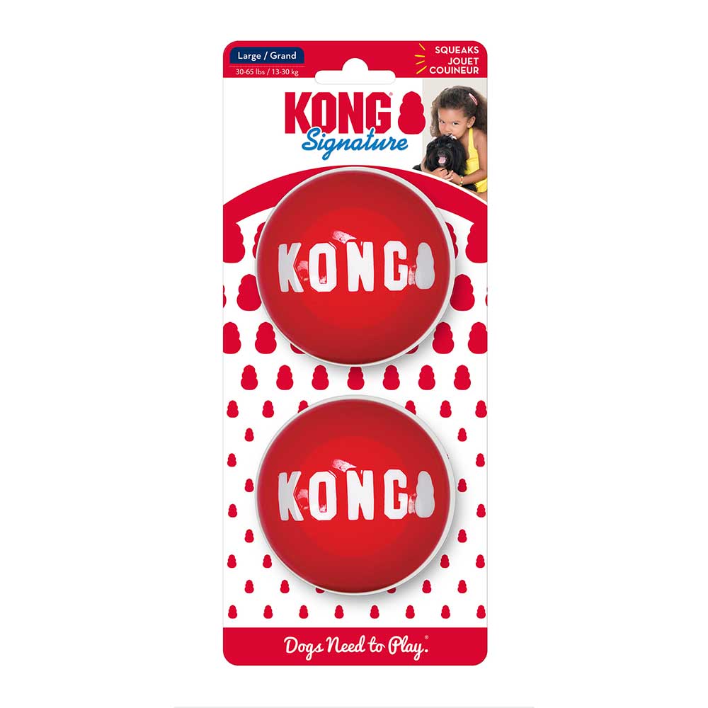 Kong Signature Balls x2 Pack