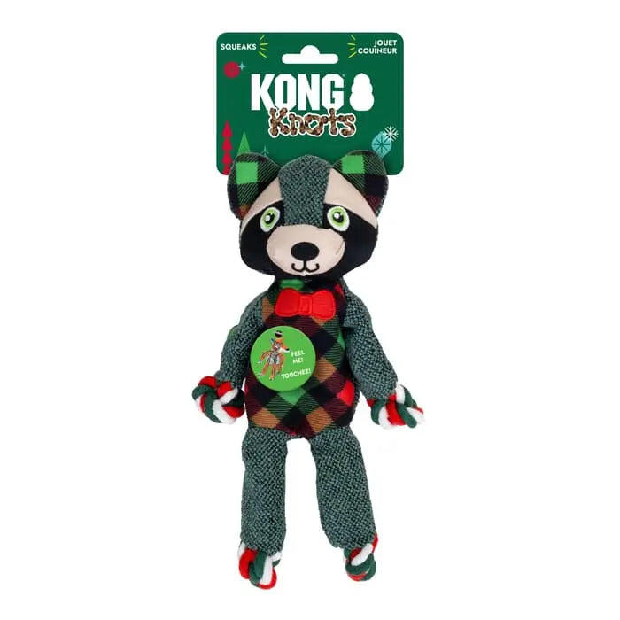 Kong Holiday Floppy Knots Dapper Sm/Md