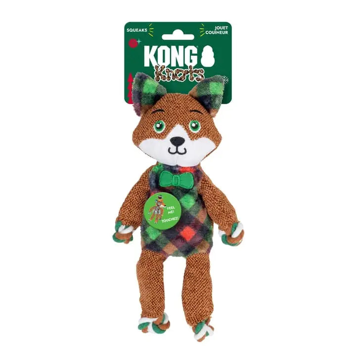 Kong Holiday Floppy Knots Dapper Sm/Md
