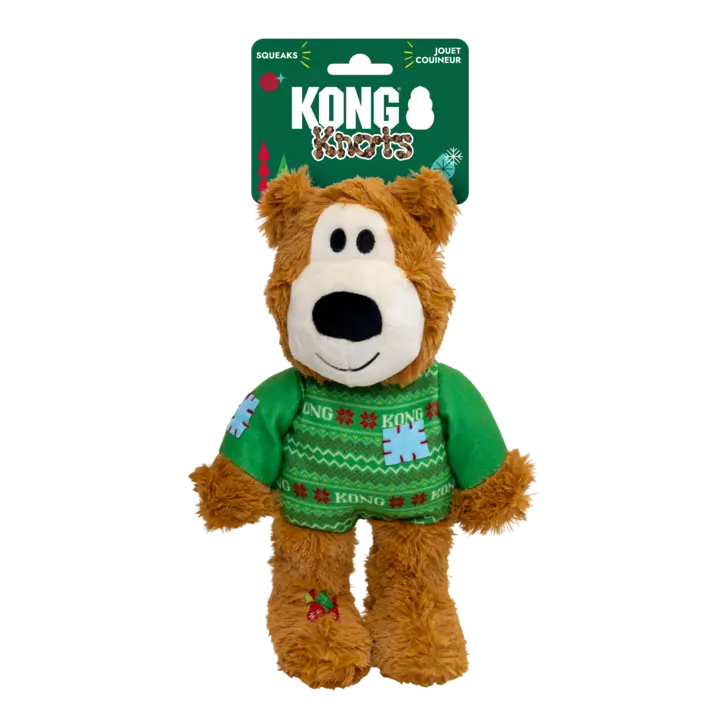 Kong Holiday Wild Knots Bear Sm/Med