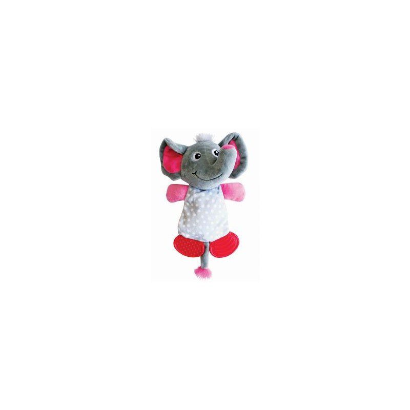 Little Rascals Teether Elephant Dog Toy