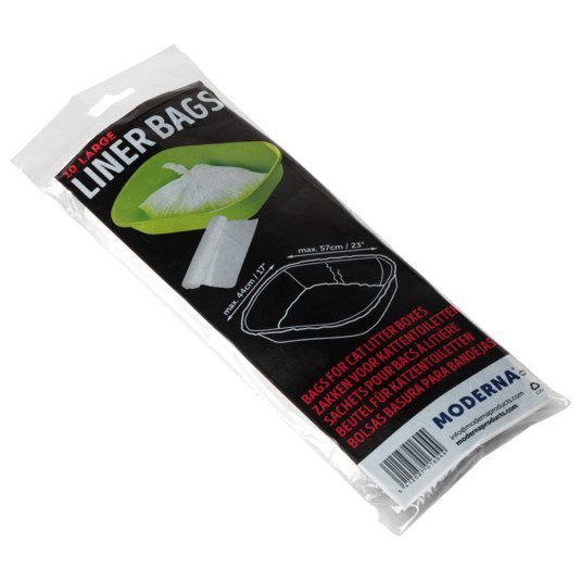 Moderna Litter Tray Liner Bags Large x10