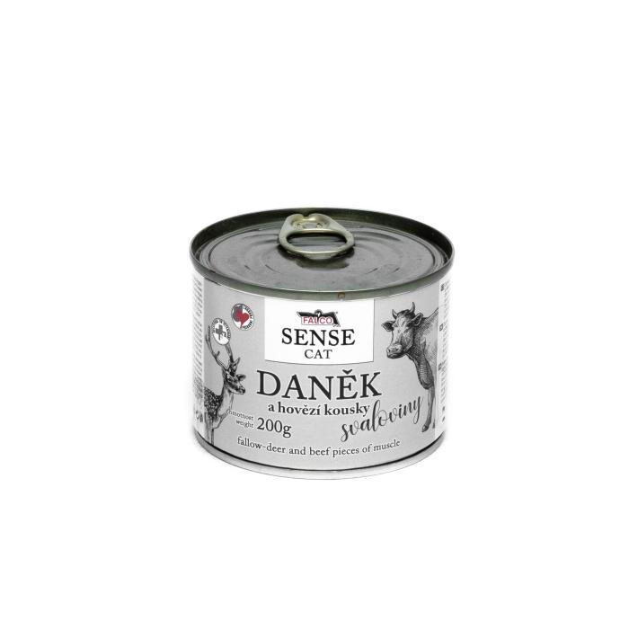 Falco Sense Canned Cat Food | Fallow Deer & Beef Muscle 200g