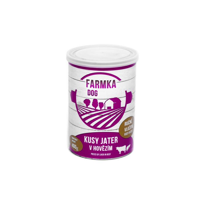 Falco Farmka Canned Dog Food | Beef & Liver 400g