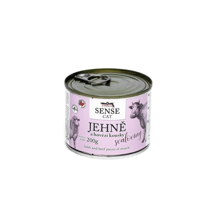 Falco Sense Canned Cat Food | Lamb & Beef Muscle 200g
