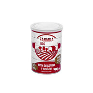 Falco Farmka Canned Dog Food | Beef & Pork Muscle Meat 400g