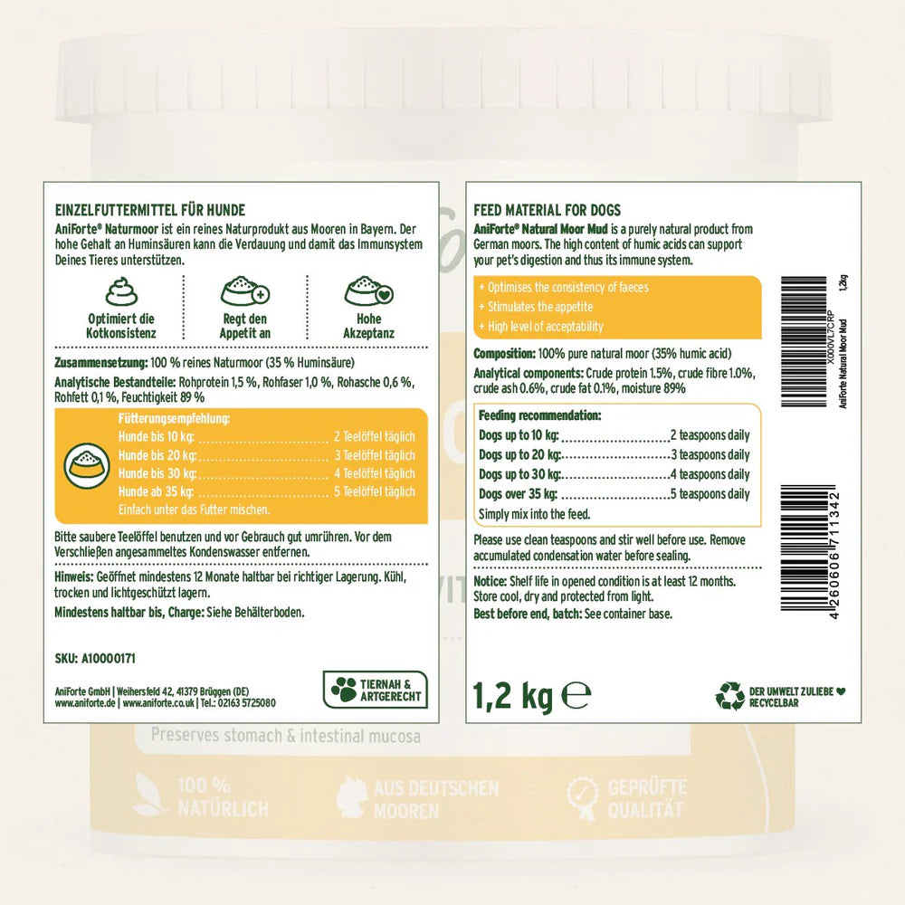 AniForte Natural Moor Mud 300g | Supports Digestion and Immunity