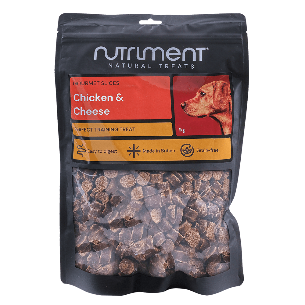 Nutriment Gourmet Slices Training Bites 200g | Chicken & Cheese