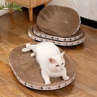 VPS Durable Cardboard Cat Scratcher Oval 60cm