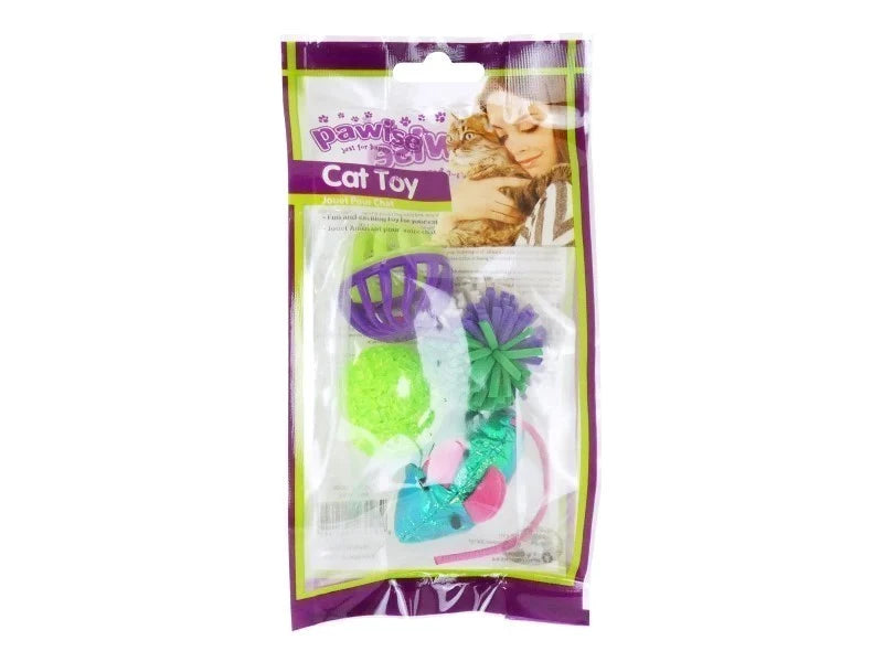 Pawise Cat Toys Assorted x4 Pack