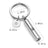Rainbows & Stars Paw Print Memorial Keyring for Pet Ashes