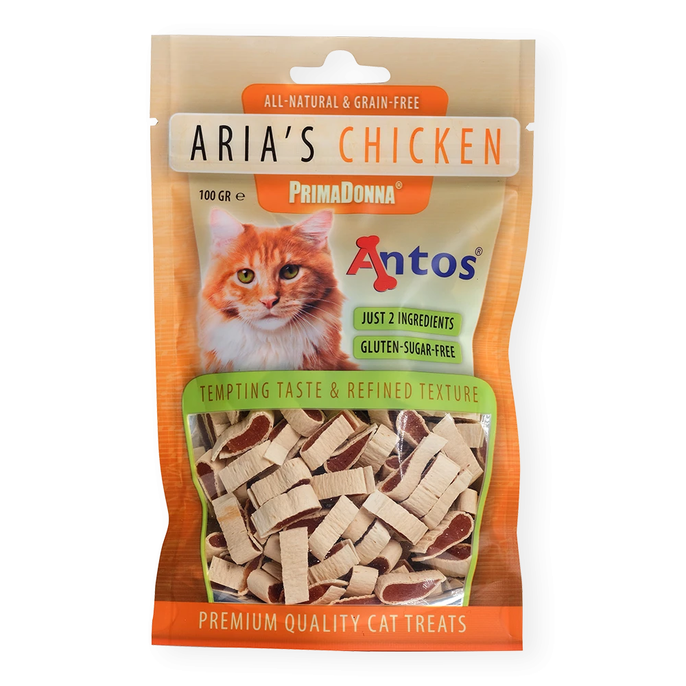 Antos PrimaDonna Aria's Chicken Cat Treats 100g