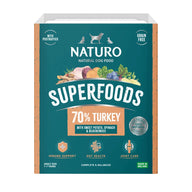 Naturo Adult Dog Turkey Superfoods - Grain Free Dog Food | 395g Tray