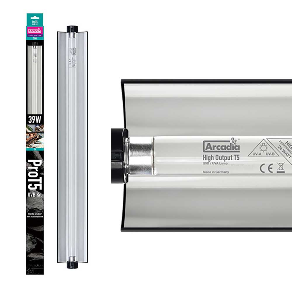 Arcadia ProT5 UVB Lighting Kit 39w Dragon 14% 34"