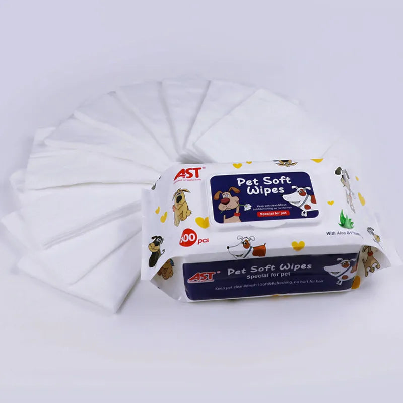 AST Pet Grooming Wipes x100 Pack