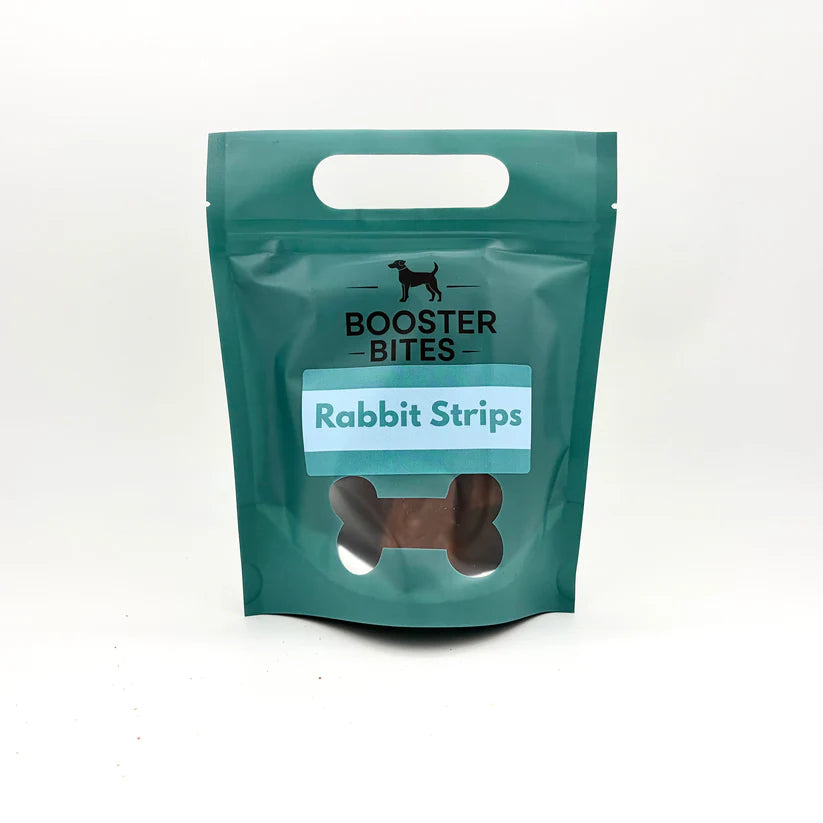 Booster Bites Rabbit Strips 100g