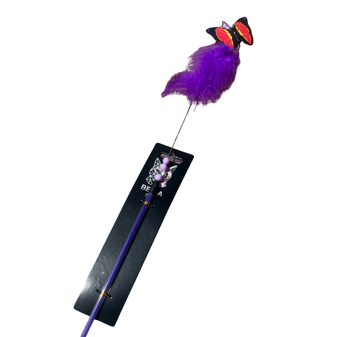 Bella Cat Toys | Butterfly & Feather Teaser 48cm