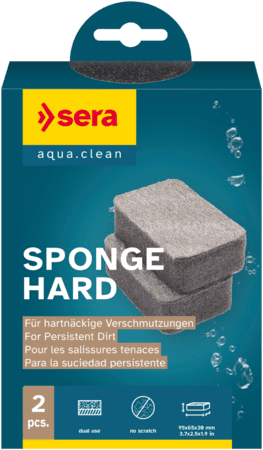Sera Hard Aquarium Sponge x2 Pack