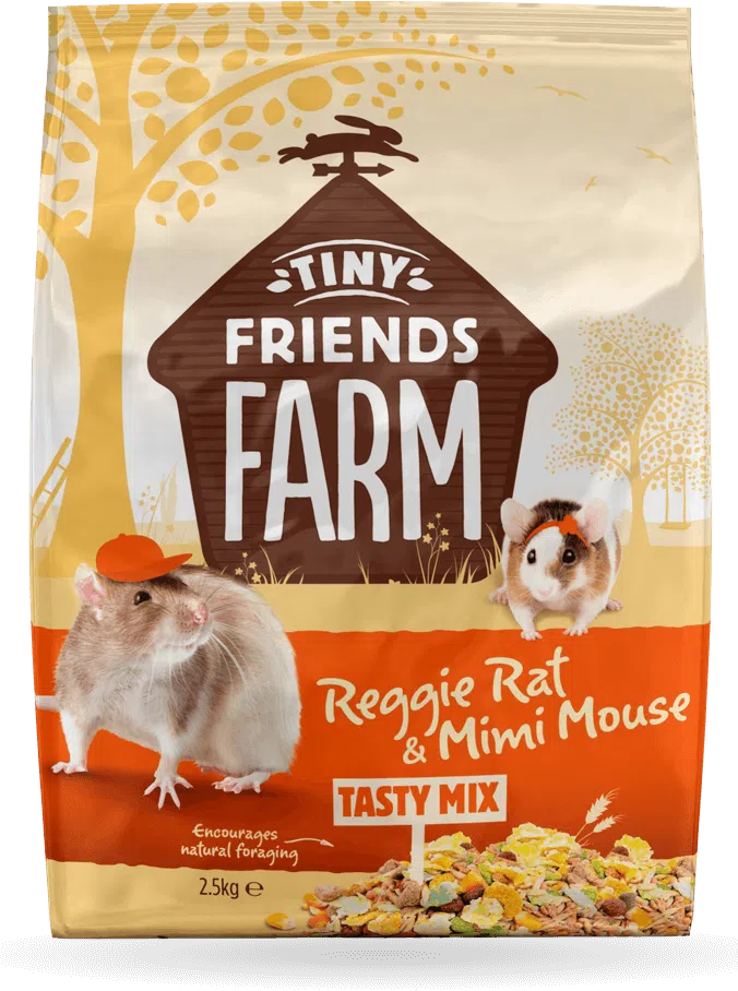 TFF Reggie Rat + Mimi Mouse Food 850g
