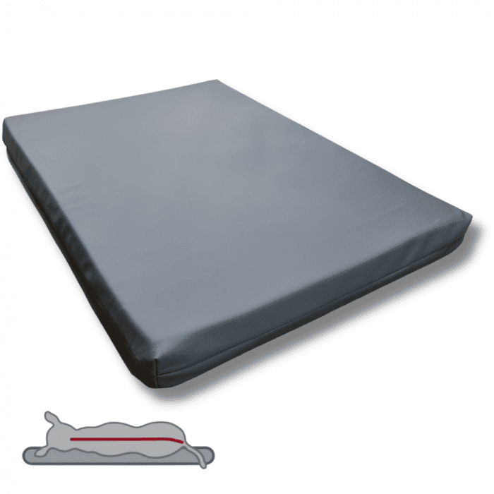 TM Leather Look Orthopedic Dog Bed