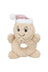 Trixie Christmas Plush Cookie Ring Dog Toy with Squeaker