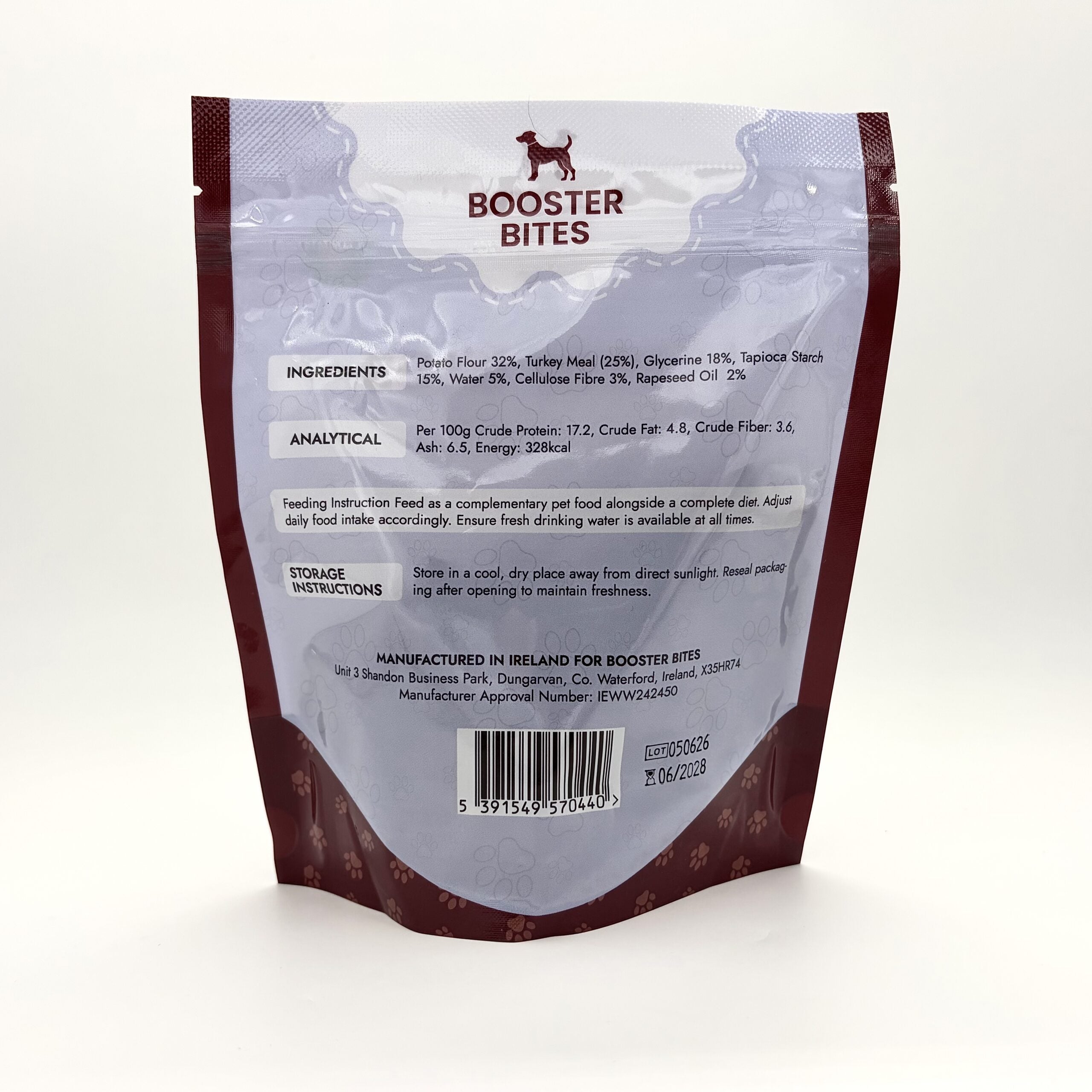 Booster Bites Grain Free Turkey Bites 200g