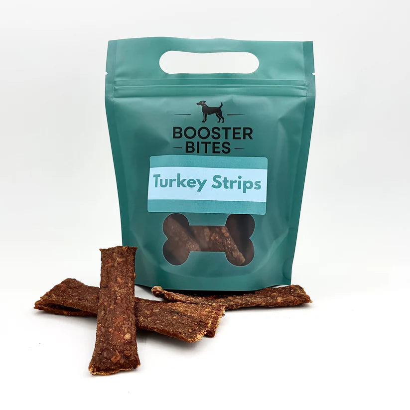Booster Bites Turkey Strips 100g