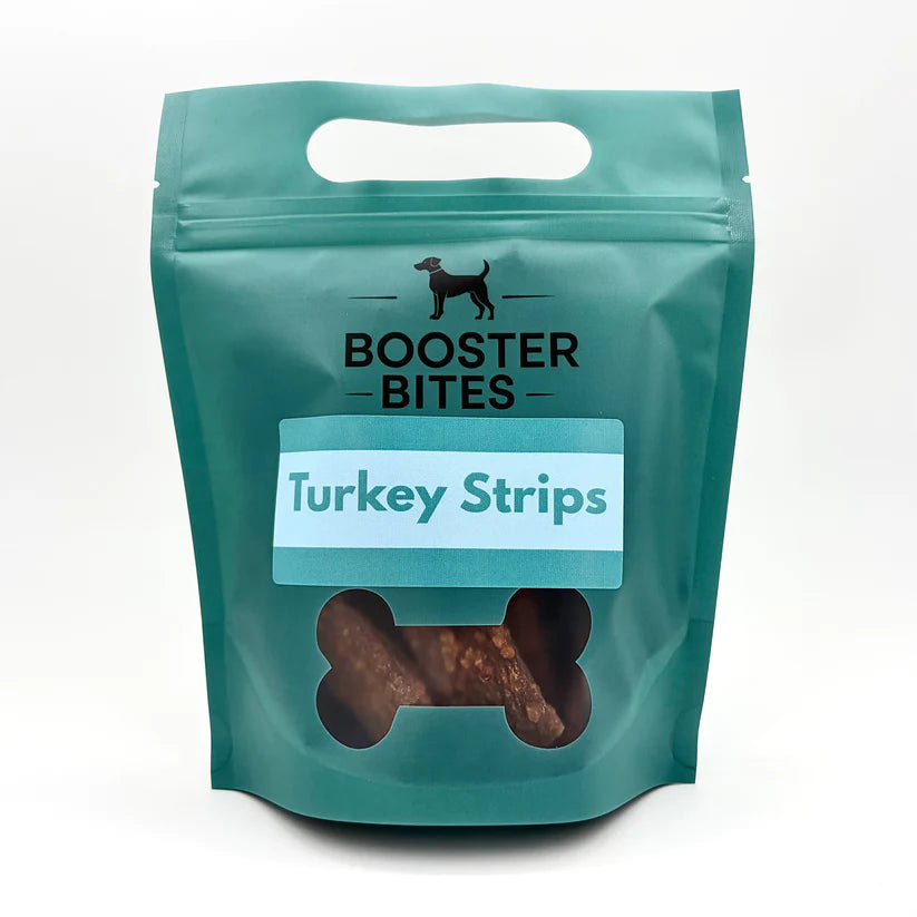 Booster Bites Turkey Strips 100g