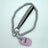 Panda Nylon & Chain Silver Reflective Lead