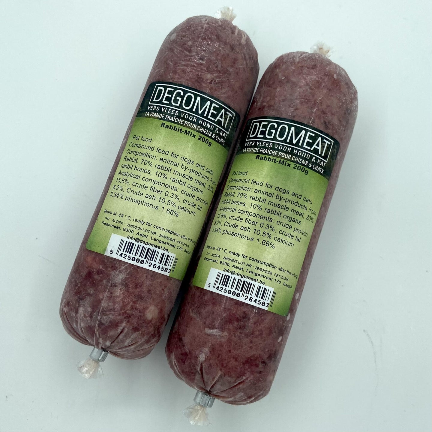 Degomeat Cat/No Veg Rabbit 200g