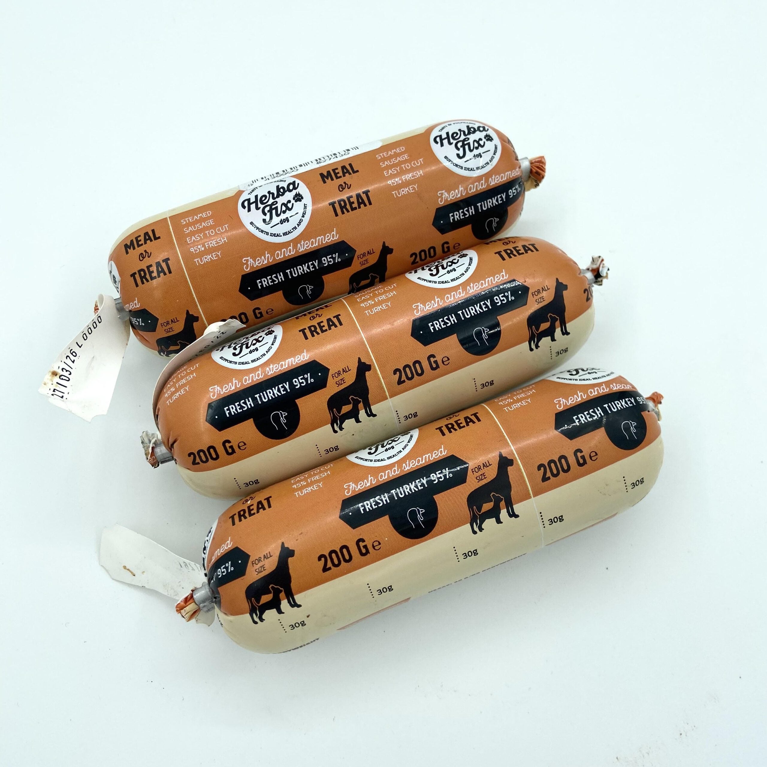 Herbafix Steamed Turkey Sausage 200g