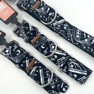CandyPet Musical Notes Martingale Collar & Lead