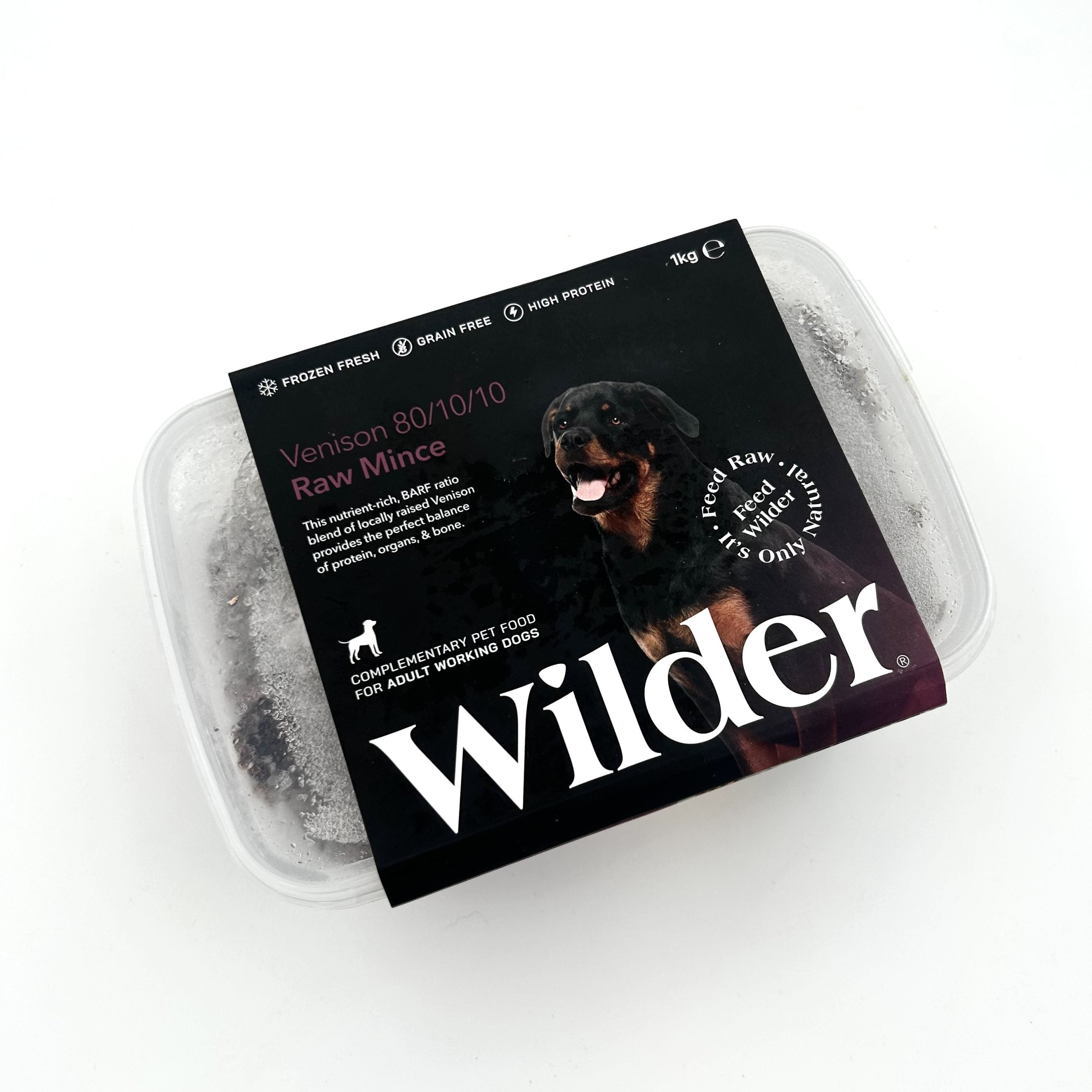 Wilder Irish Venison 80/10/10 Mince 1kg