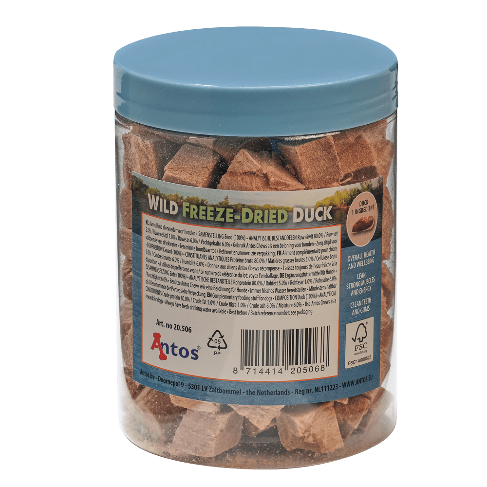 Antos WILD Freeze Dried Duck Treats 90g