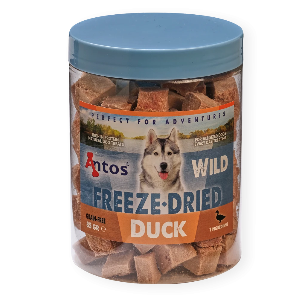 Antos WILD Freeze Dried Duck Treats 90g