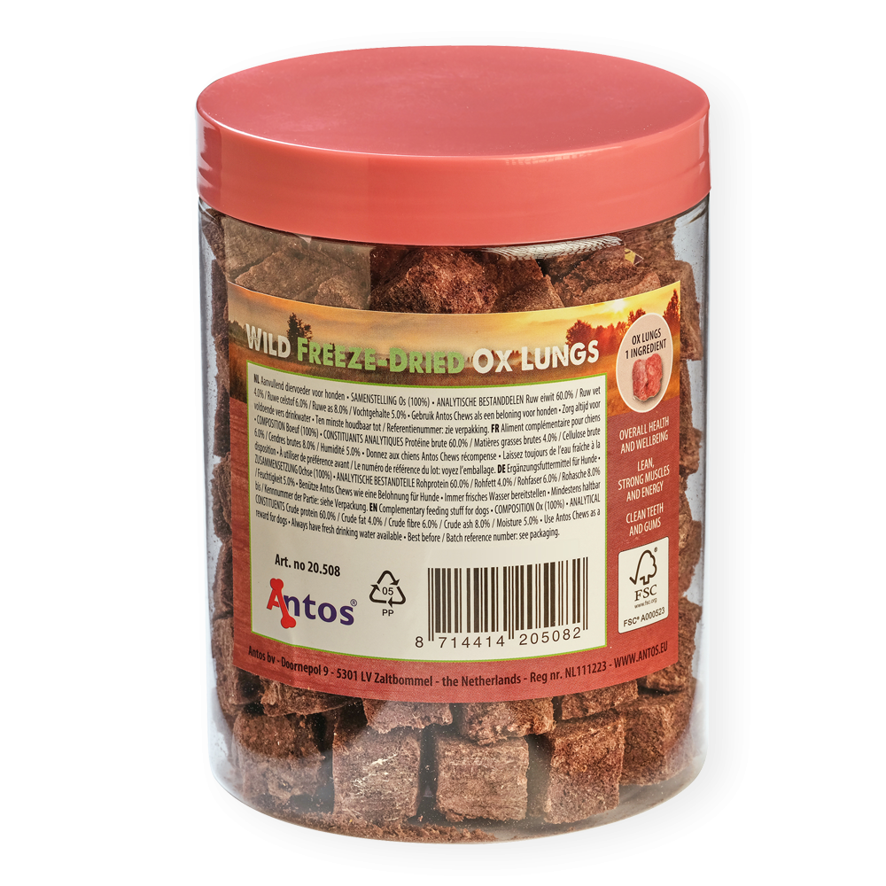 Antos WILD Freeze Dried Beef Lung 80g