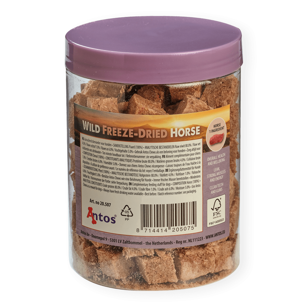 Antos WILD Freeze Dried Horse Treats 90g