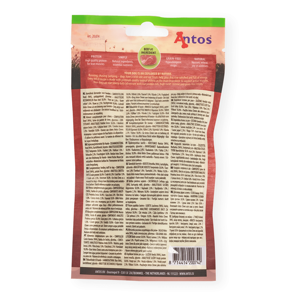 Antos WILD Beef Coins 80g