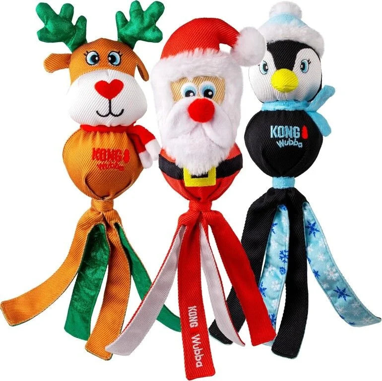 Kong Holiday Wubba Assorted Small