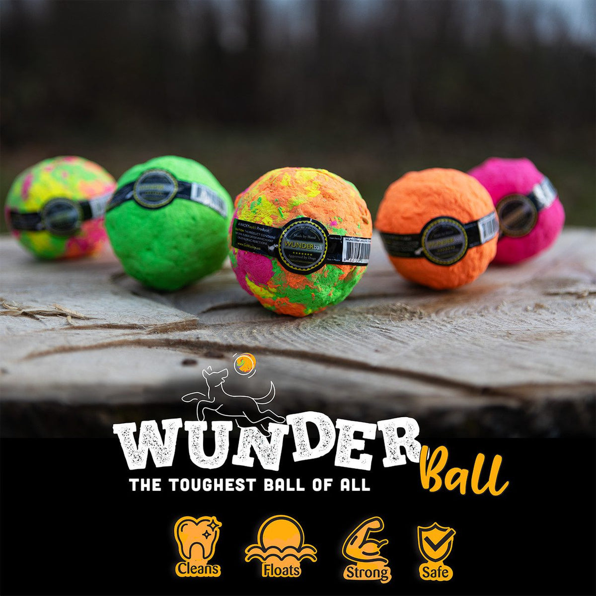 Wunderball Indestructible Dog Ball Small