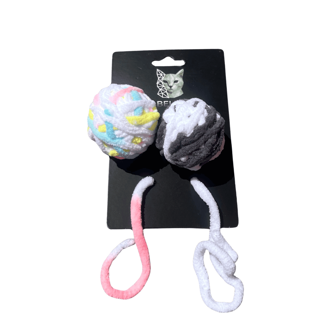 Bella Cat Toys | Soft Yarn Balls x2 Pack