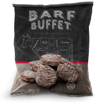 Barf Buffet Boneless Beef Burgers 800g