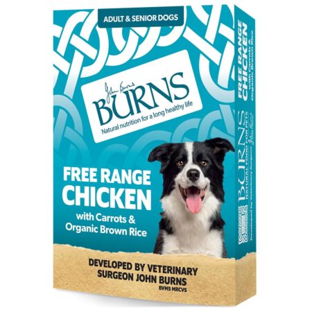 Burns Free Range Chicken with Carrots & Organic Brown Rice 395g
