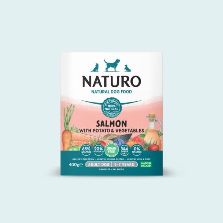 Naturo Grain Free Salmon, Potato & Vegetables 400g