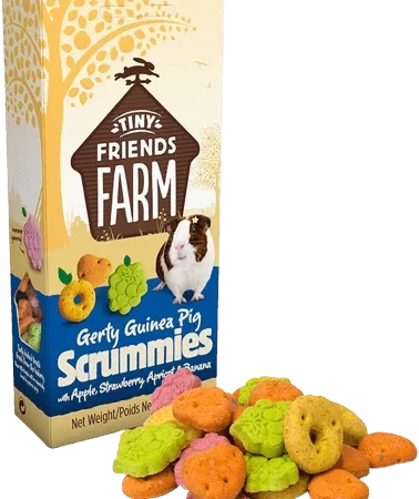 TFF Gerty Guinea Pig Scrummies with Apple, Strawberry, Apricot & Banana 120g