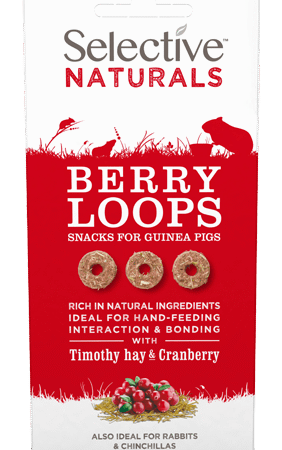 Science Selective Berry Loops with Cranberry & Timothy Hay 80g